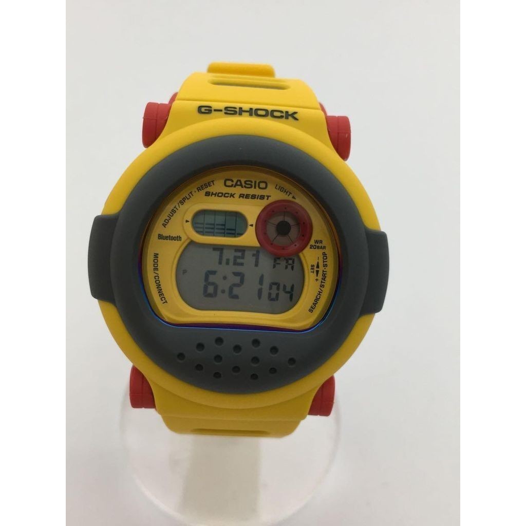 Casio นาฬิกาข้อมือควอตซ์ ดิจิทัล G-Shock สีเหลือง มือสอง สไตล์ญี่ปุ่น สําหรับผู้ชาย
