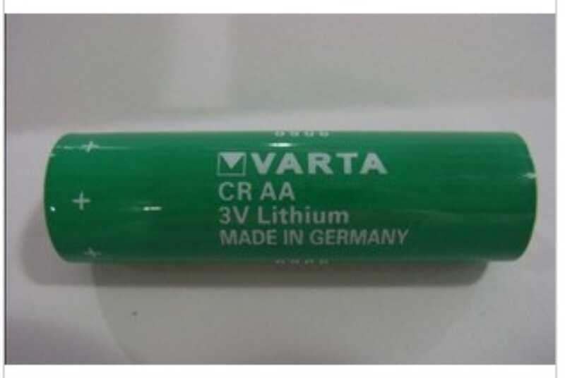 CRAA VARTA 3V แบตเตอรี่ลิเธียมเครื่องวัดก๊าซ Varta ของแท้/1ชิ