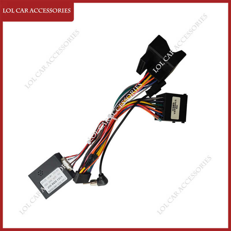 ❤ For E39 E53 E46 2008-2012 Car Radio Stereo Android GPS Mp5 Player Power Cable Canbu Panel Dahbo