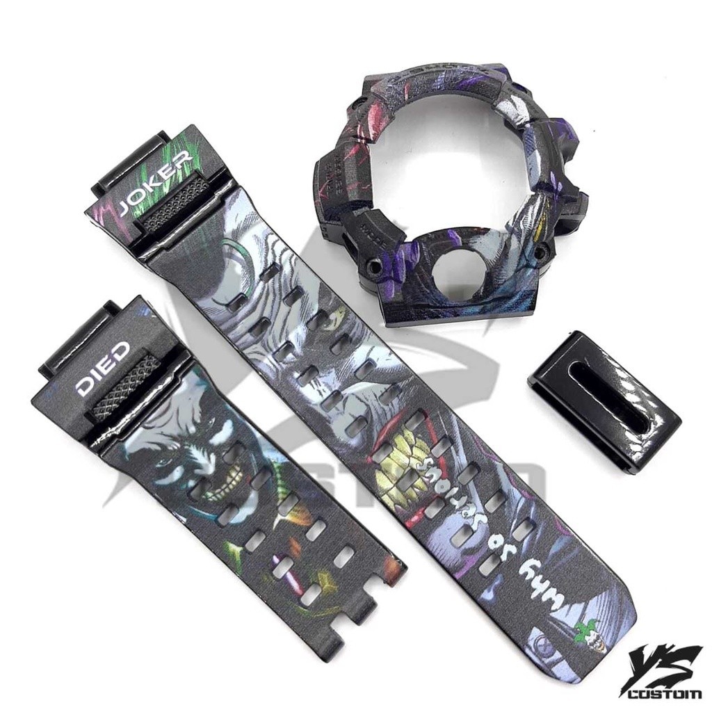 (YScustom) Gw9400" JOKER 2022" สายนาฬิกาข้อมือ พิมพ์ลาย และกรอบ