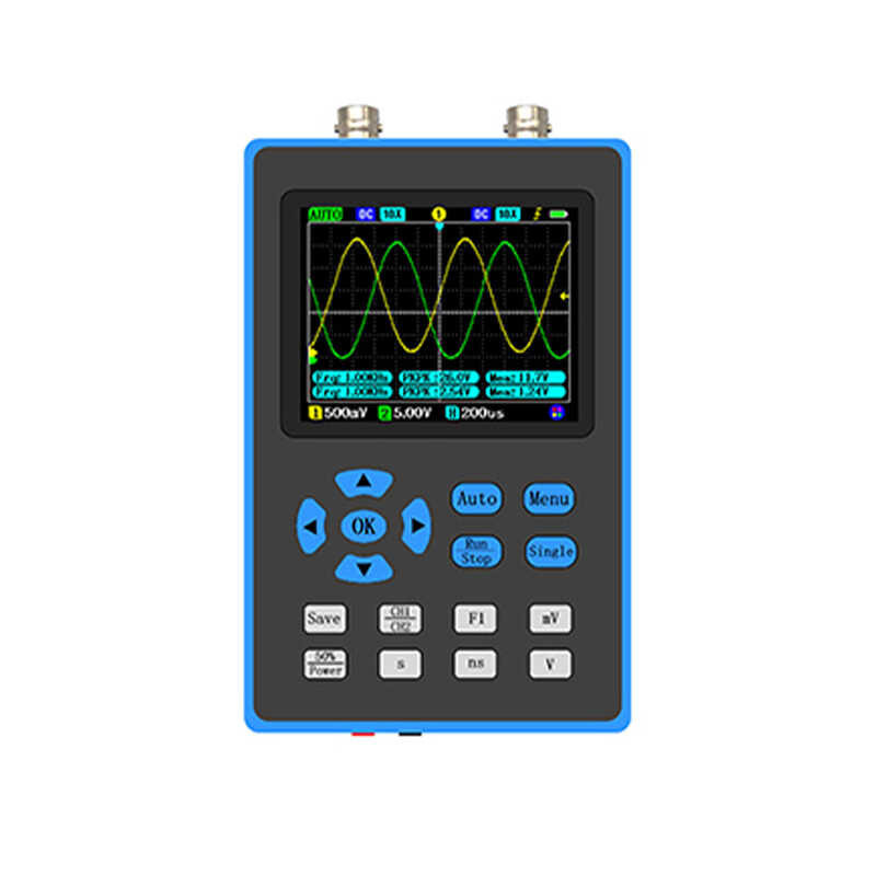 ❤ Dso2512g 120M แบบพกพาแบนด์วิดธ์ Dual Channel Oscilloscope 2.8 I-Nch 10Mv จอ