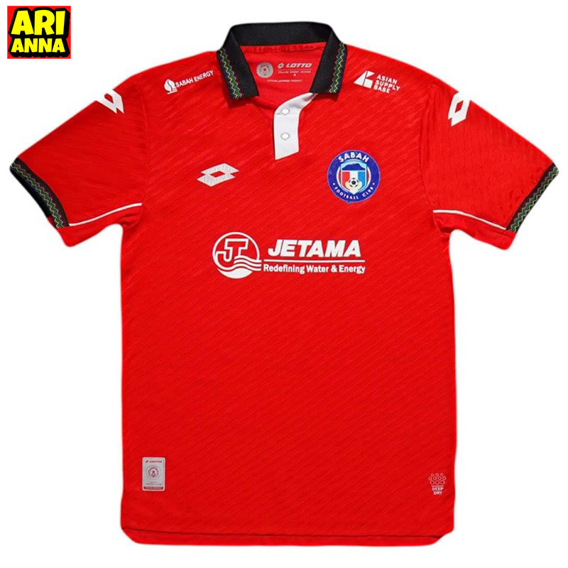 Arianna-Free Custom ชื่อและหมายเลขLOTTO Sabah FC 24, RED PLAYER ISSUE