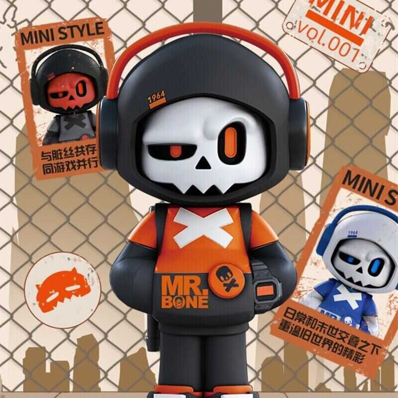 Video Game MR.BONE Skull Hero Series Mini Style Blind Box Action Figure Kids Birthday Gifts Surpris