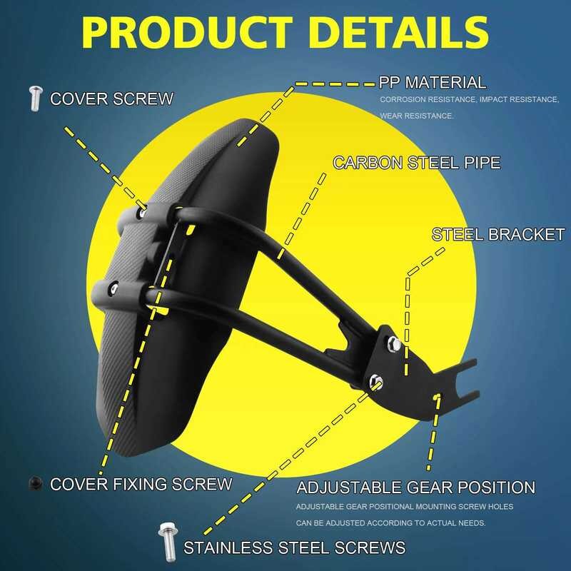 ❥ สำหรับ Kawasaki Klr650 KLR 650 Klr650รถจักรยานยนต์ด้านหลัง Fender