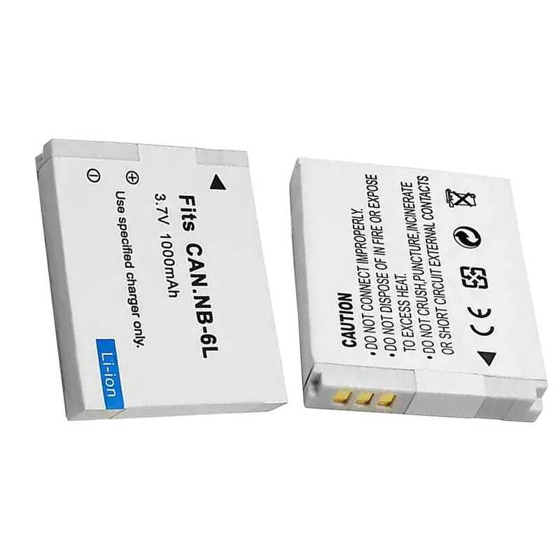 ❤️ Nb-6L แบตเตอรี่กล้อง6lh Nb-6Lh 6L NB สำหรับ Canon Power-Shot IXUS 310 Sx240 Sx275 Sx280 Sx51