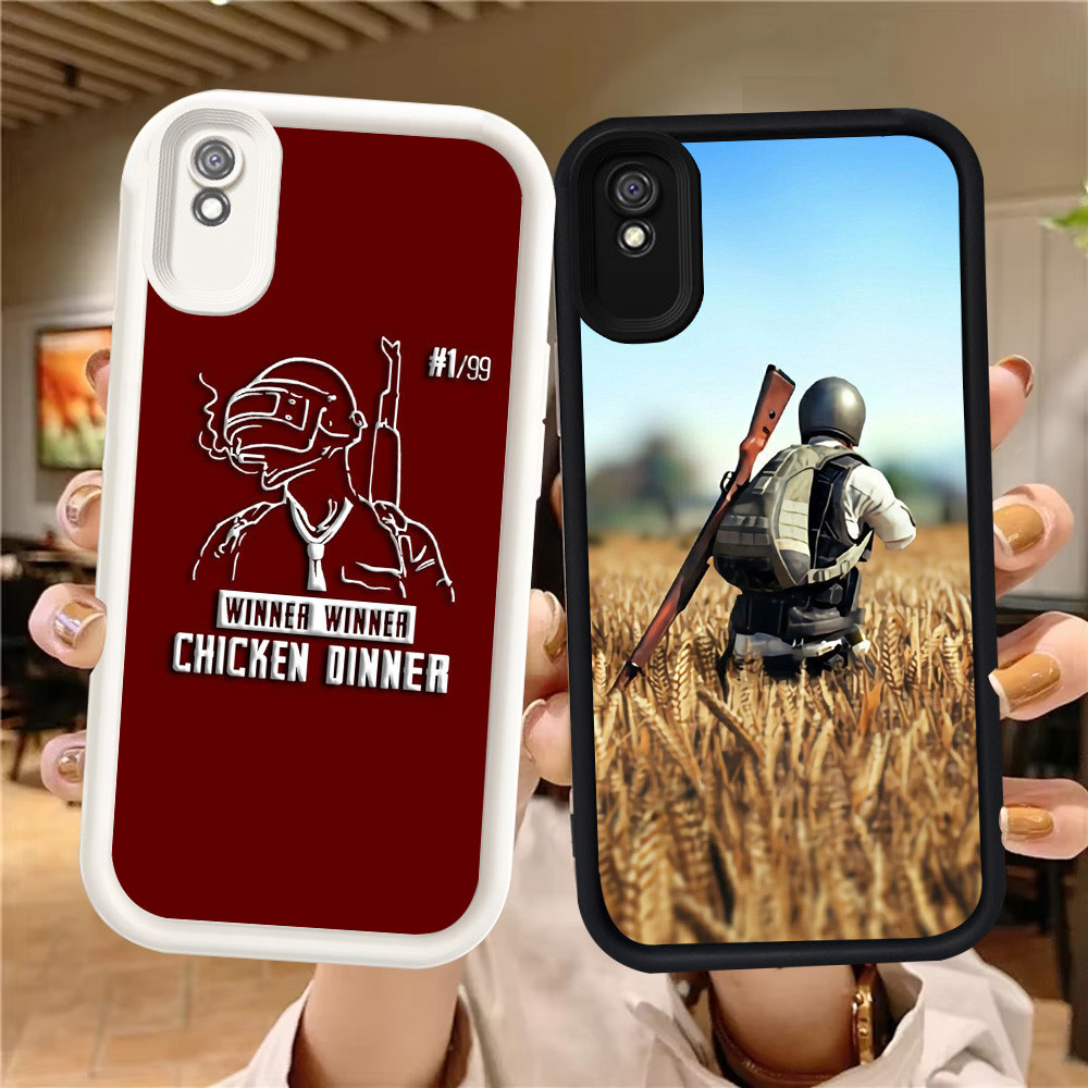 Z-28 PUBG เกมสีขาวสีดําสําหรับ Xiaomi Redmi A5 หมายเหตุ 9T 9A 7 POCO C71 M3 M4 Pro กรณี