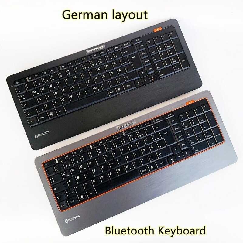 German layout Origina QWERTZ keyboard Bluetooth For Lenovo HP DELL ASUS ACER Keyboard Compatible IO