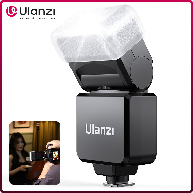 Ulanzi F32 กล้องแฟลช Speedlite GN32 ไร้สาย On-กล้องแสงแฟลชสําหรับ Sony Canon Nikon Panasonic Olympus