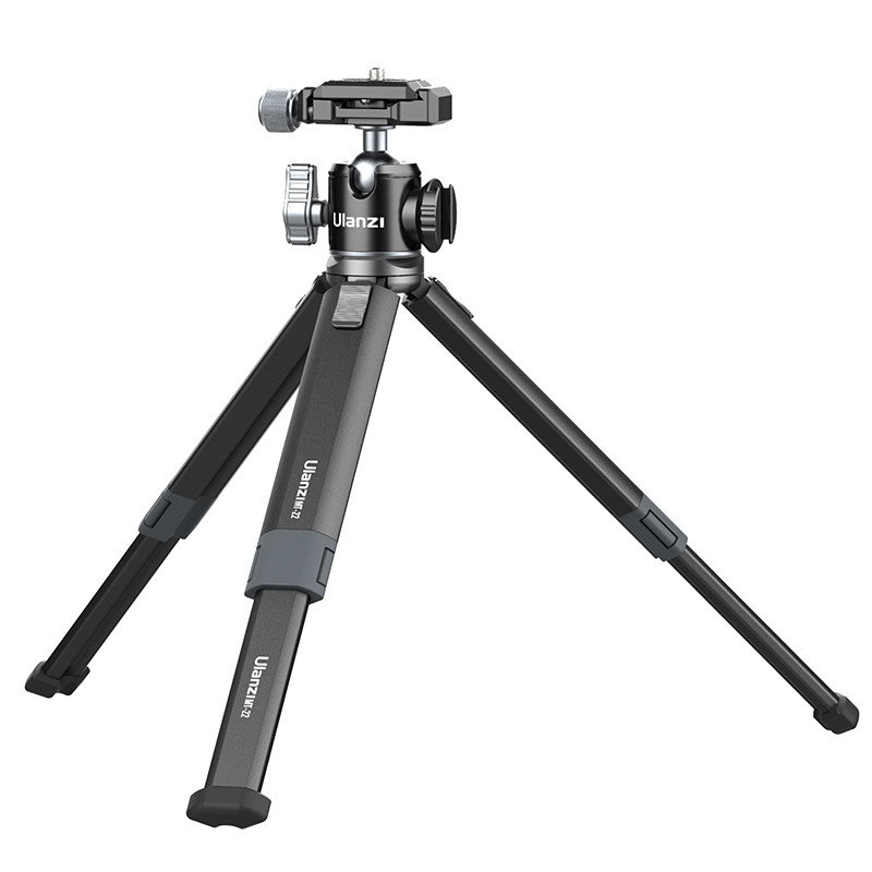 Ulanzi MT-24 Vlog Lite โลหะขาตั้งกล้องขนาดเล็กขยาย Vlog Selfie Stick ขาตั้งกล้องรองเท้าเย็นสําหรับไม