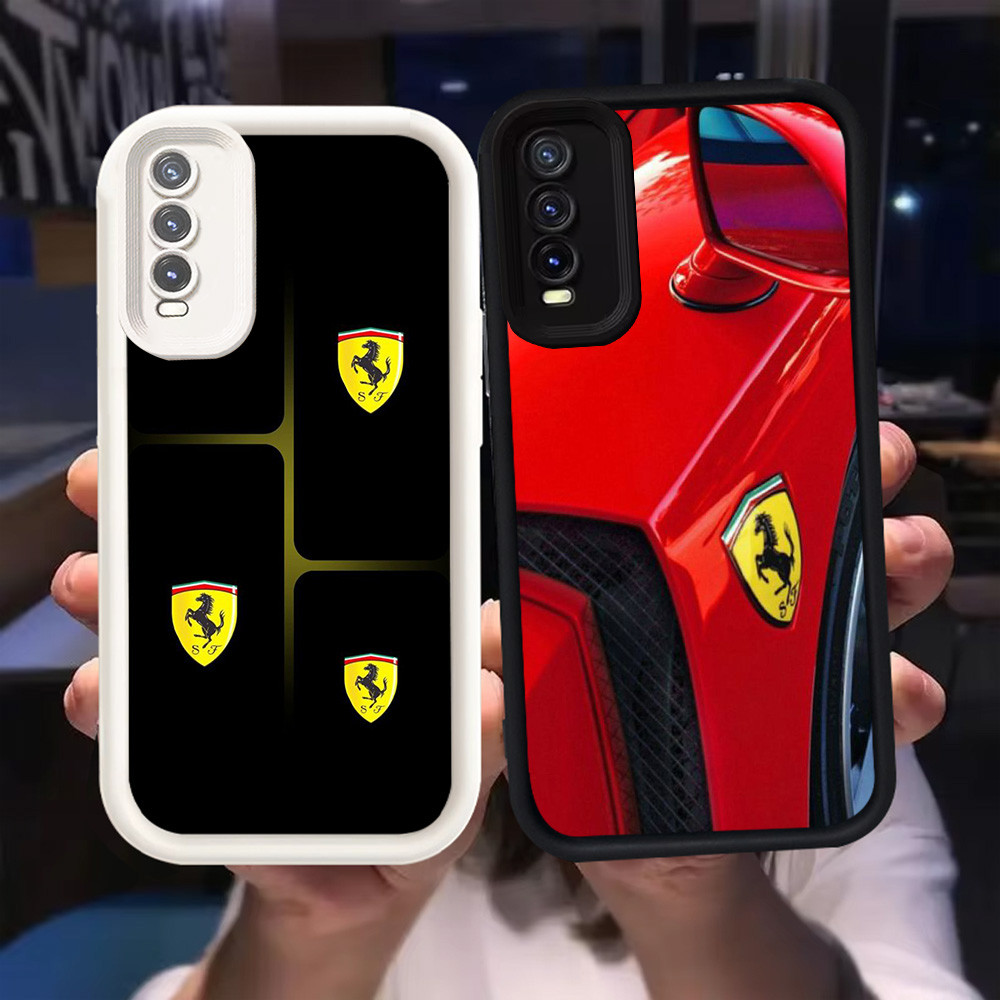 Z-46 Ferrari เคสสีขาวสีดําสําหรับเคส Samsung Galaxy A30 A50 A50s A30s