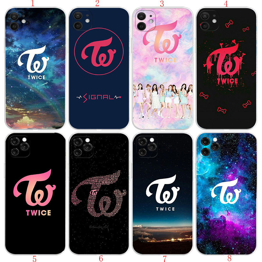IPhone X XS 5 5s 6 6s Pplus 7 8 7 Plus 8 Plus SE 2016 16 Pro Max 16 Plus L4 อะนิเมะ TWICE โลโก้เคสโท