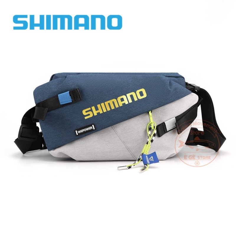 ใหม่ SHIMANO กระเป๋าคาดอก กระเป๋าสะพายไหล่ อเนกประสงค์ กันขโมย เหมาะกับการพกพาเดินทาง เล่นกีฬา ตกปล