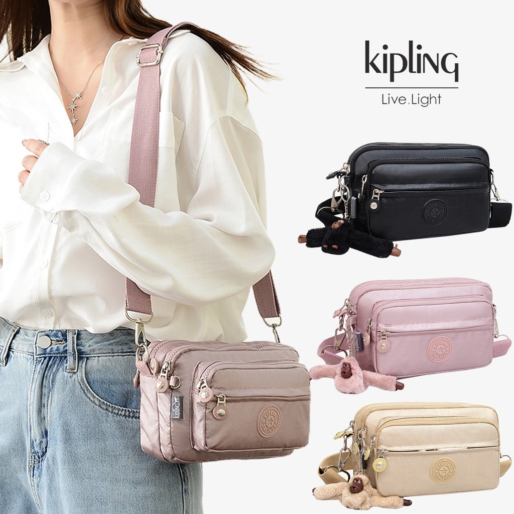 Kipling กระเป๋าคาดอก กระเป๋าสะพายไหล่ อเนกประสงค์ สไตล์ USA เหมาะกับการพกพาเล่นกีฬา เข้ายิม สําหรับ