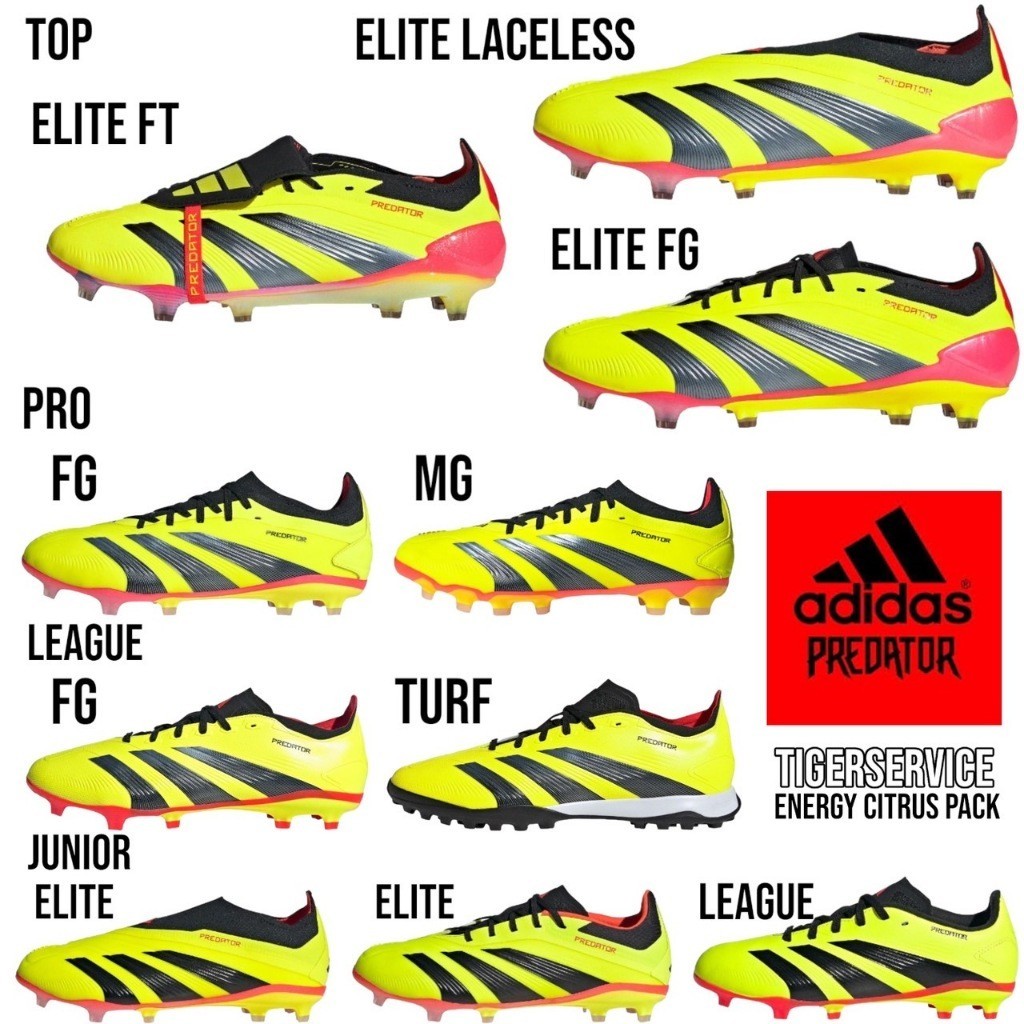 ♞,♘Adidas Predator Energy Citrus Pack รองเท้าฟุตบอล อดิดาส สีใหม่ มือ1 ของแท้