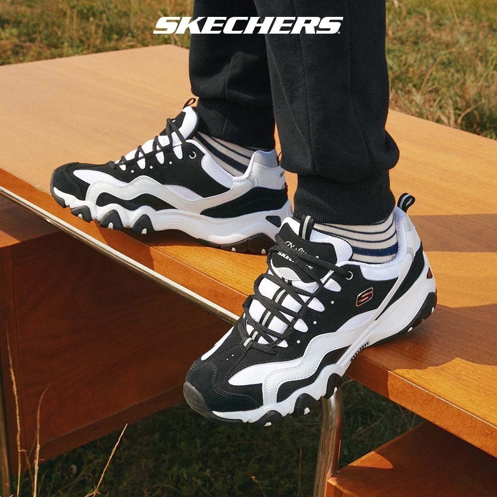 Skechers สเก็ตเชอร์ส รองเท้า ผู้ชาย Sport D'Lites 2.0 Shoes - 666049-BKW