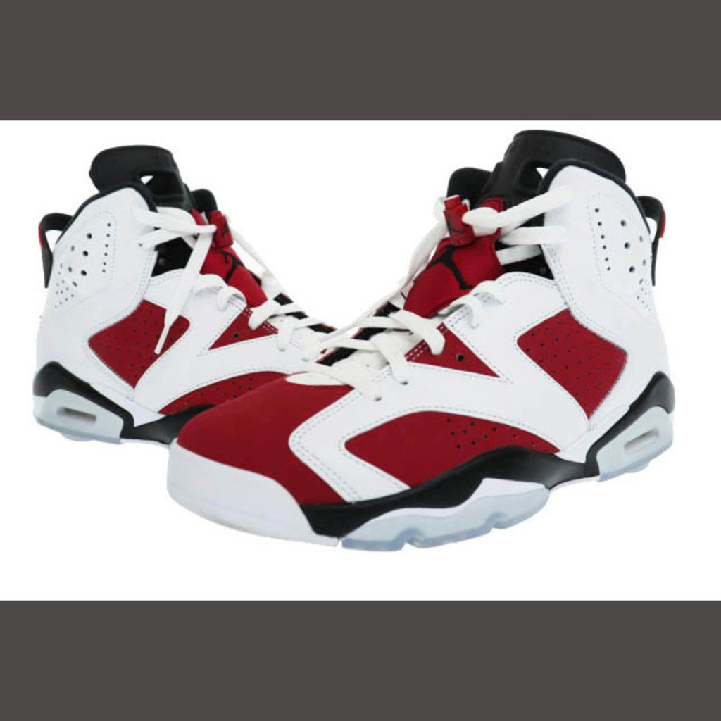 Nike Air Jordan 6 Carmine 2021 28 สีขาว สีแดง  ส่งตรงจากญี่ปุ่น มือสอง
