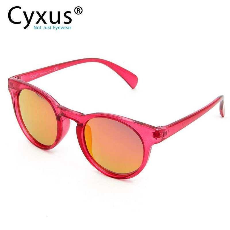 ❤ Cyxus Kids Polarized Sunglasses 100%Uv400 Shades TAC Lens Sport / Daily For Girls Age 4-12 (Pin