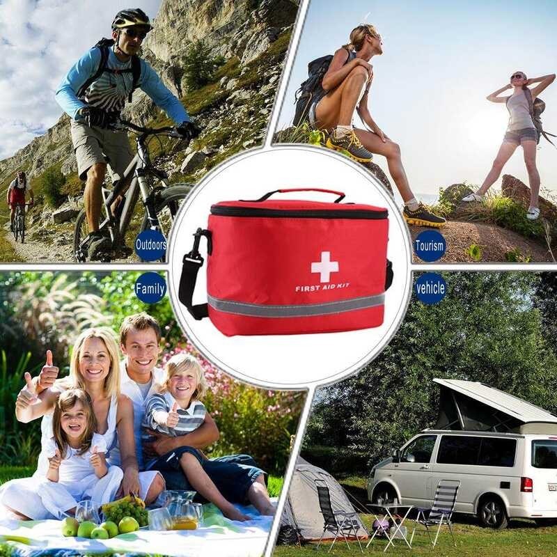 ❤ Gosport Sports Camping Home Medical Emergency Survival First Aid Kit Bag Outdoors