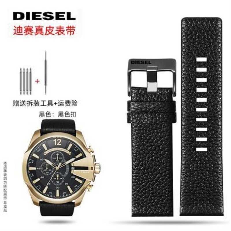 Diesel Leather สายนาฬิกา DZ7333 7348 4318 1657 4323 หน้าปัดใหญ่ Original Belt