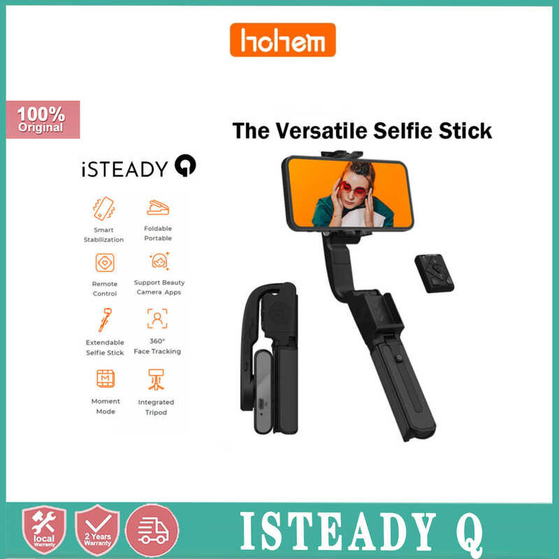 iSteady Q Hohem Smart Selfie Stick Tripod with 360° AI Tracking