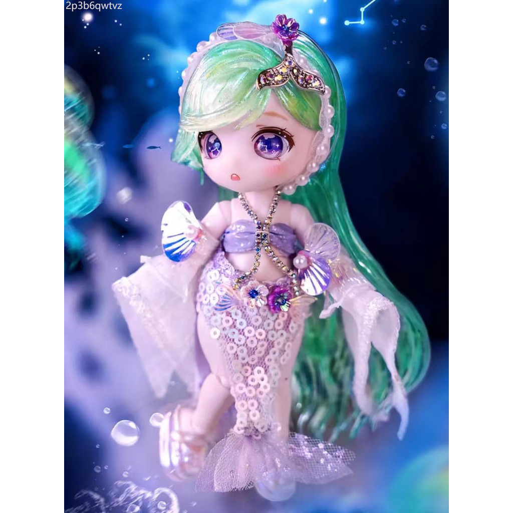 จุดสินค้า ♞,♘De Bisheng Maytree Tendy Figure Girl Twelve Zodiac Signs Second BJD BLOND BOANT ACTION