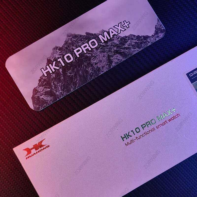 ❥ Hk10 Pro Max Plus AMOLED สมาร์ทวอท์ชผู้ชายผู้หญิงแชร์เครือข่ายมือถือกีฬานาฬิกา Series 10 AI ห