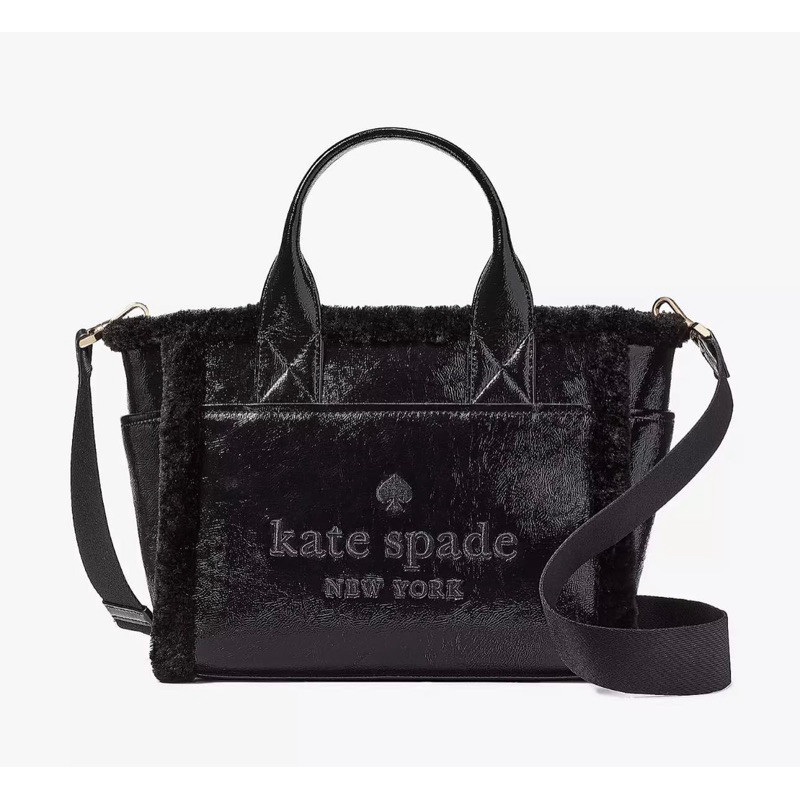 ♞,♘,♙Kate Spade Jett Faux Shearling Small Tote