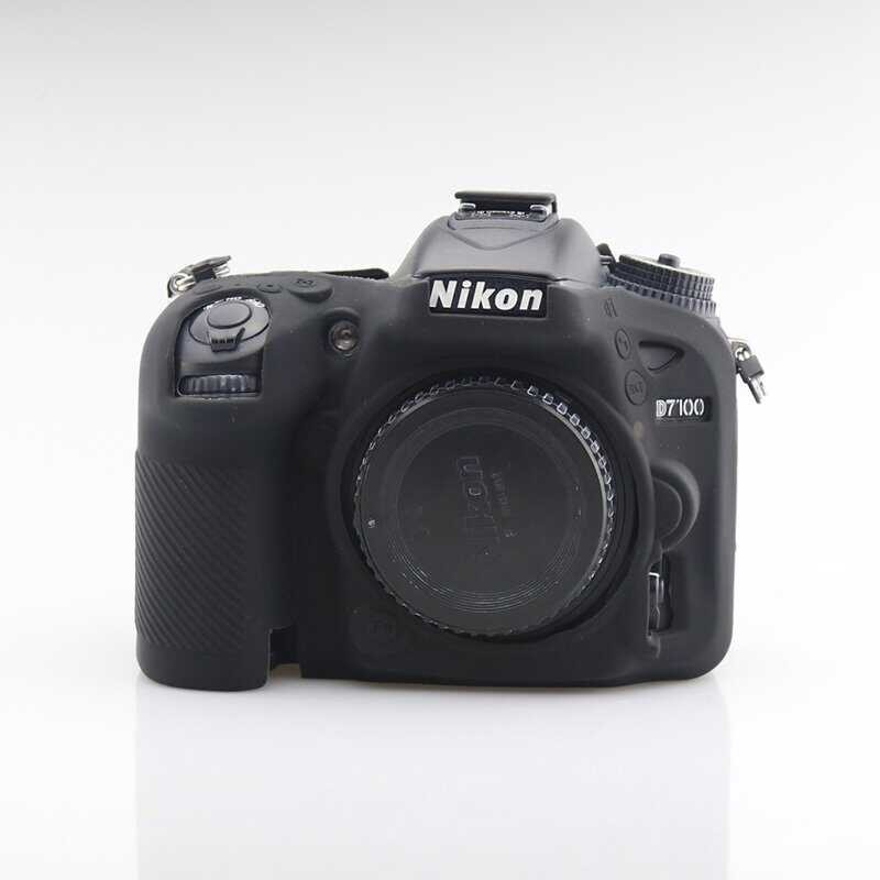 4 ยางซิลิโคนอ่อนนุ่มสำหรับกล้องถ่ายรูป Nikon D7200 D7100 กระ