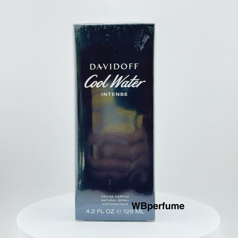 ♞,♘น้ำหอมแท้100% DAVIDOFF Cool Water Man Intense Eau De Parfum 125ml