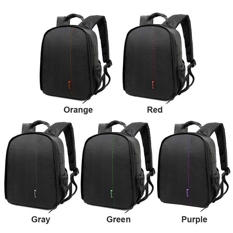 Bag ➧ ：{”》： Digital DSLR Waterproof Shockproof Breathable Camera Backpack For Canon Nikon Video