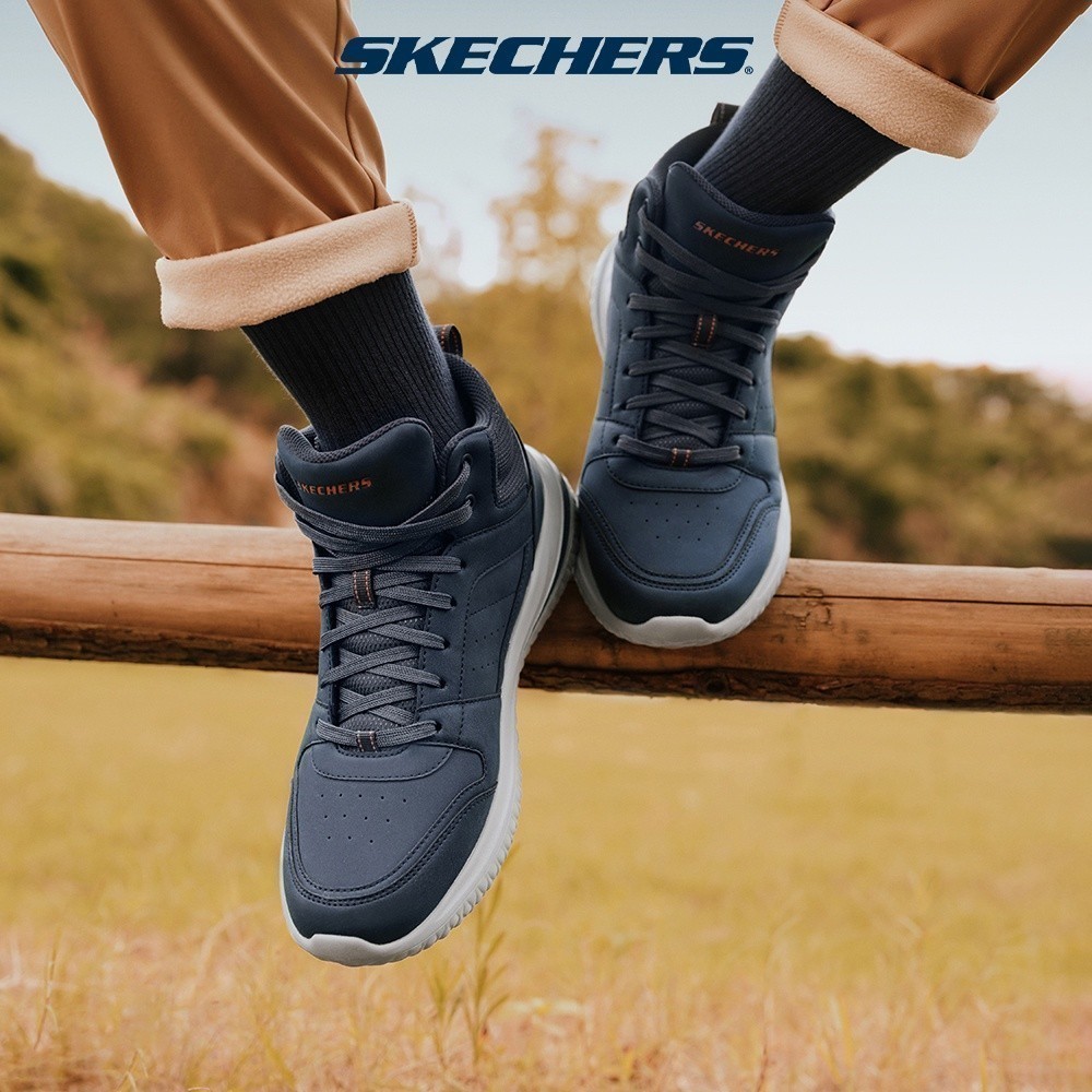 Skechers สเก็ตเชอร์ส รองเท้า ผู้ชาย Usa Street Wear Delson 3.0 Shoes - 894262-NVY