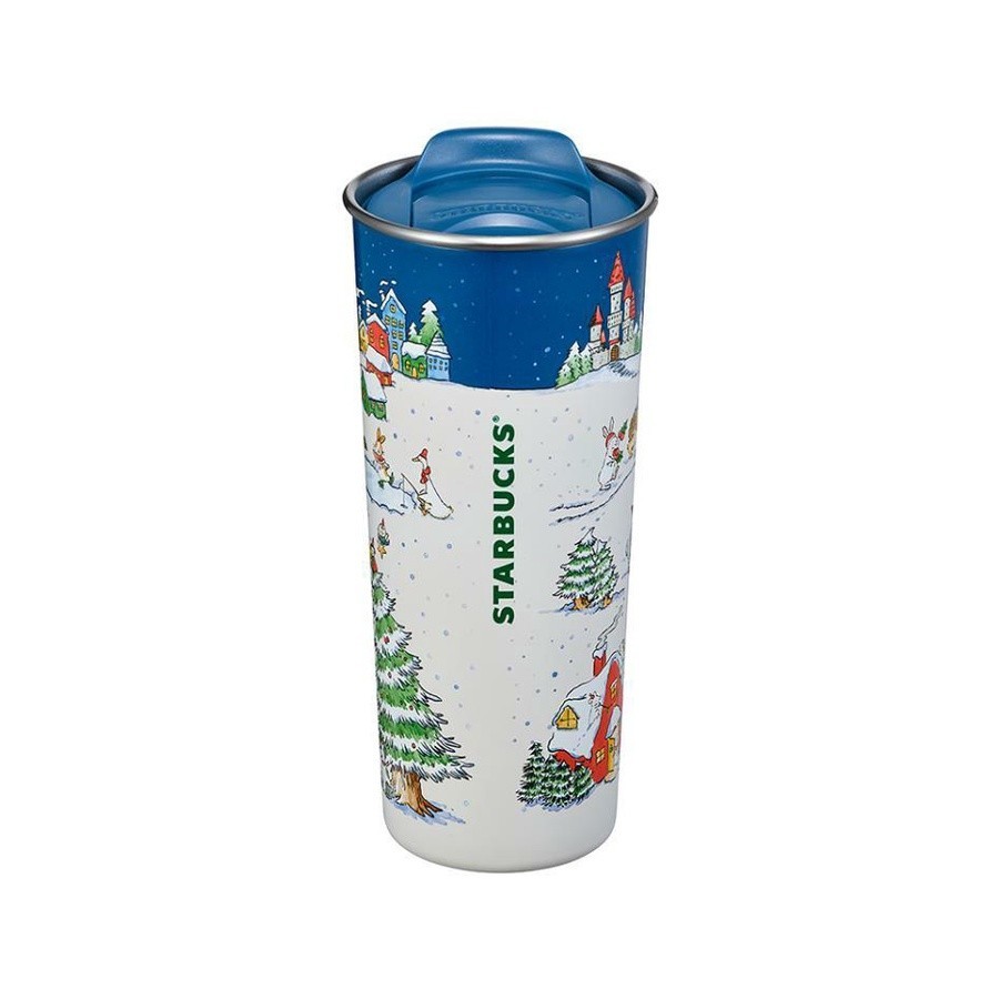 【พร้อมส่ง】 2022 แก้วสตาร์บัคส์เกาหลี Starbucks Korea To go winter tumbler 591ml/ 20oz