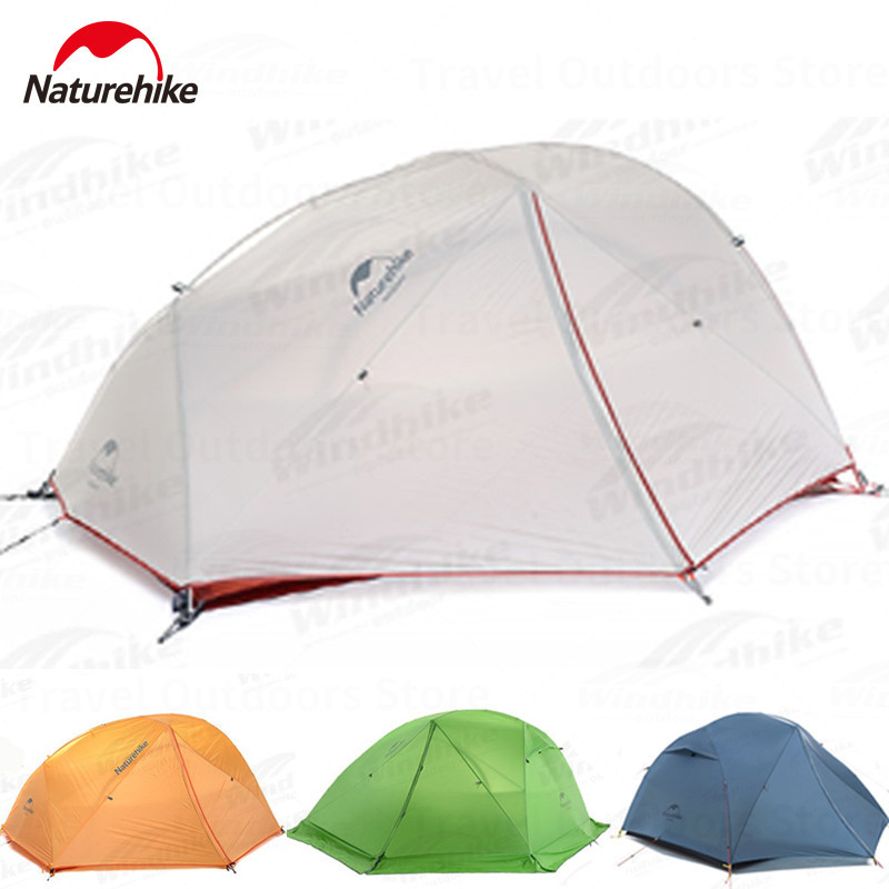 Naturehike Star River Outdoor Camping 2 Persons Tent 2kg Ultralight Portable Waterproof 20D /210T Tourist Tent With Free