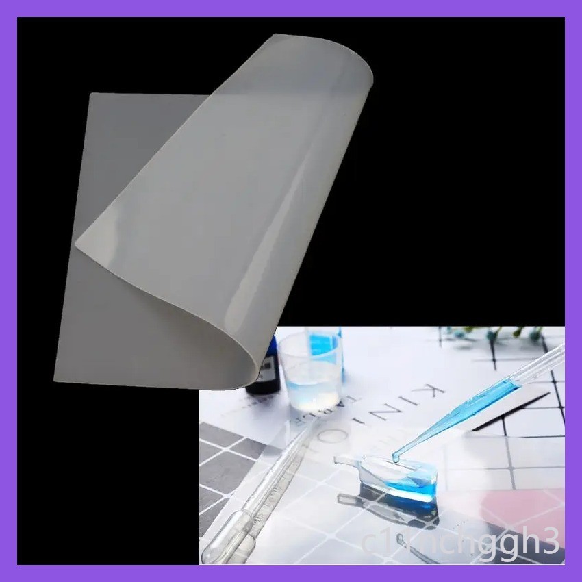 Reusable Silicone Clear Mat Resin Pad Epoxy Resin DIY Pad Making Tool for Glitter Slime Epoxy Resin