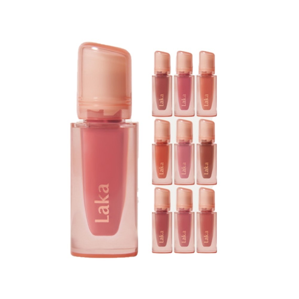 Laka zelling ลิปกลอส สีนู้ด 10 สี