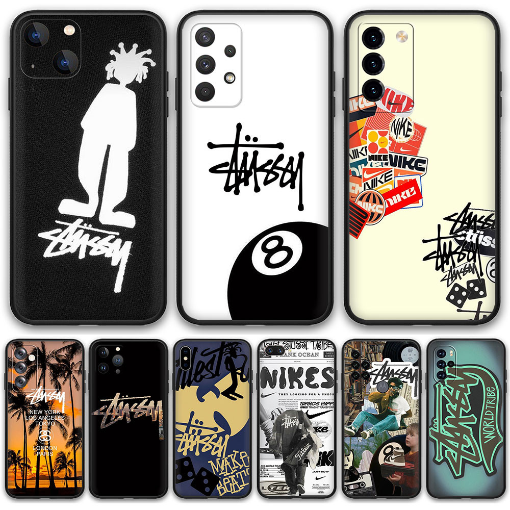 SAMSUNG ฝาครอบโทรศัพท์สําหรับSamsung Galaxy A51 A52 A52S A53 A54 A71 A72 7Z39 stussy TPUซิลิคอนนุ่ม