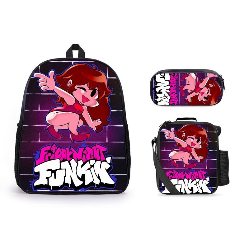 กระเป๋านักเรียน Black Friday ชุดสามชิ้น กระเป๋าเป้ผู้ชายและผู้หญิงที่ขายดีที่สุดอเนกประสงค์ของญี่ปุ