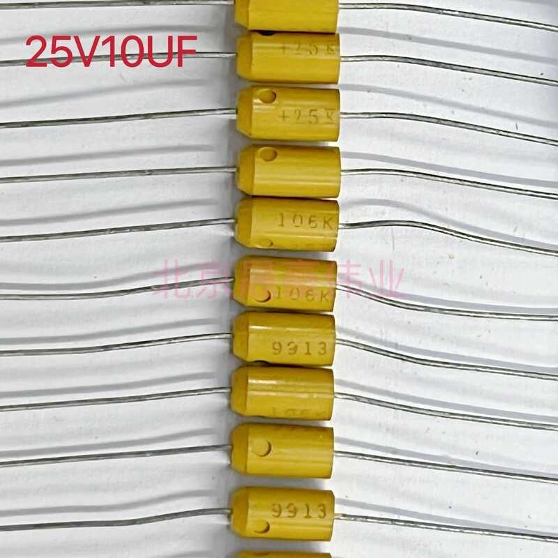 2ชิ้นตัวเก็บประจุแทนทาลัมแกน T322c 10V10uf 15V10uf 25V10uf 35V10uf 20V10uf