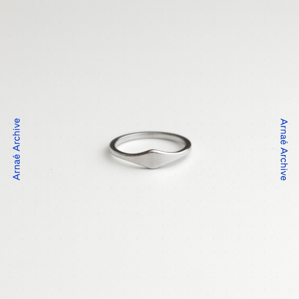 Arnaé Archive - แหวนวงเฉียง - แหวนสแตนเลส Unisex