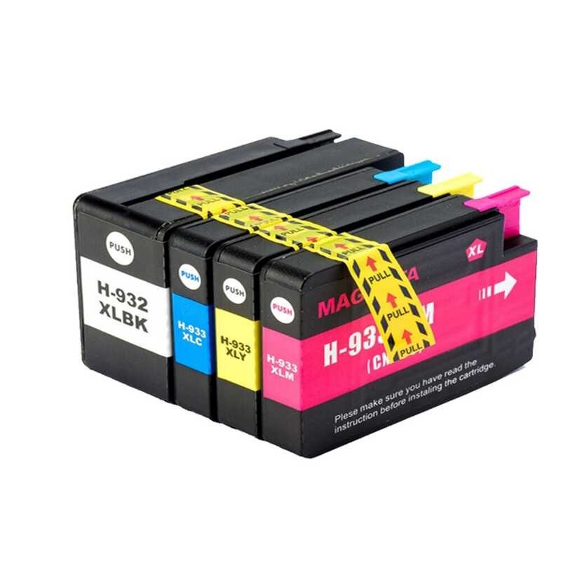 สำหรับ หมึกพิมพ์933xl HP 932 933 932Xl สามารถเปลี่ยนได้สำหรับ Xl สามารถเปลี่ยนได้
