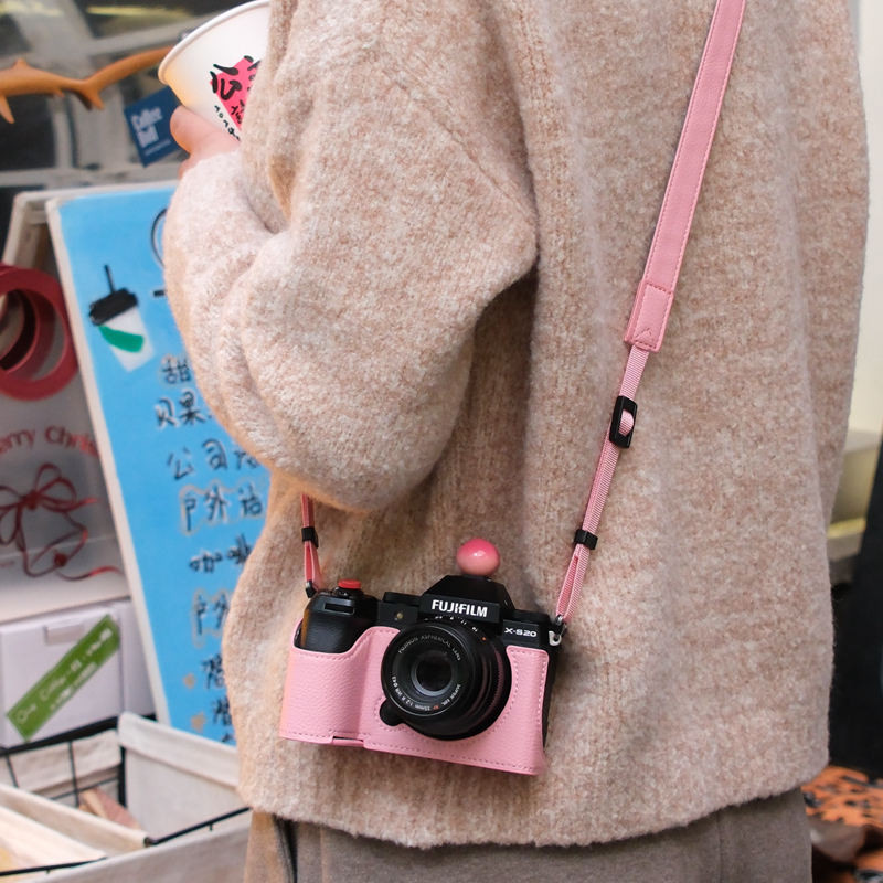 จัดส่งในวันเดียวกัน = Fuji T30 เคสป้องกันรุ่นที่สอง XS20 กระเป๋ากล้อง XS10XT5T4XT200X100V เคสหนังฐาน