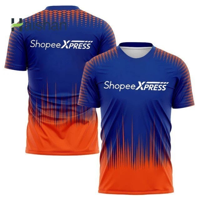 [Ready-Stock] 2024 Baju jersey Tshirt J&t Express Red Sublimation Aa Baju J&t Red Microfiber Big Plus Size