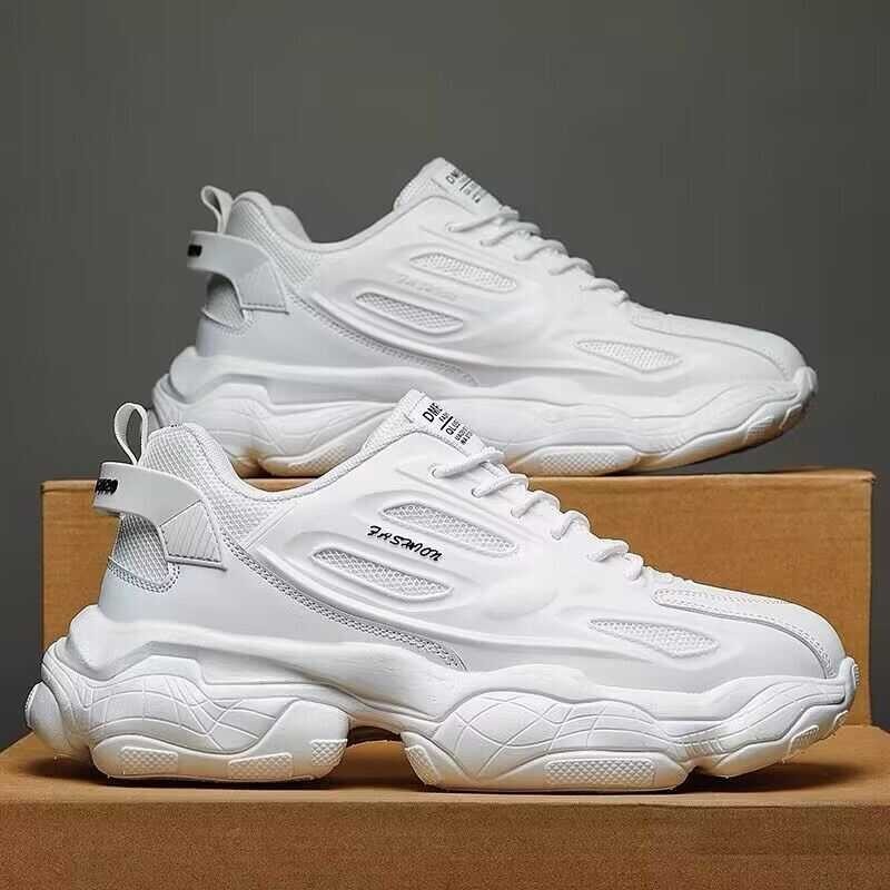 ❤ VASIBAEN Men's 2023 New Breathable Sneakers Men's Trendy Versatile Platform Running Shoes