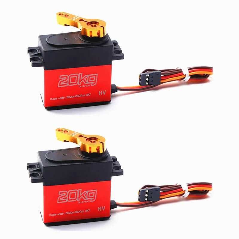 ❤️ กันน้ํา 20Kg 25Kg 35Kg เซอร์โวแรงบิดขนาดใหญ่ Digital Servo เกียร์โลหะและ 25T สําหรับ 1/10 1/