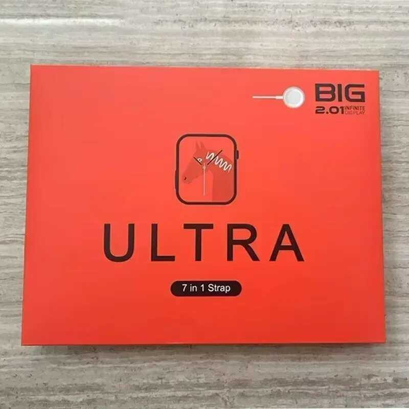 ❥ 7 สายนาฬิกานาฬิกาใหม่ 10 Ultra 3 Smartwatch 2.2Hd Amoledหน้าจอวงกลมecgการตรวจสอบreloj Intelig