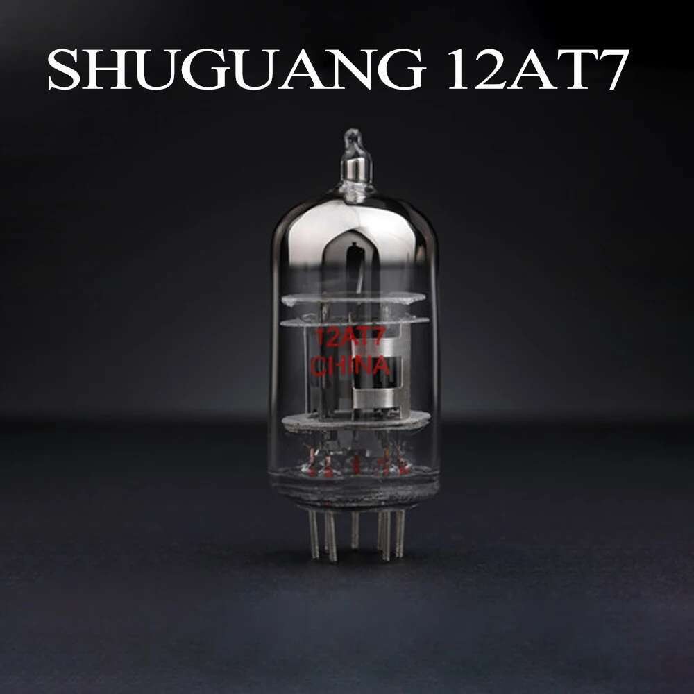 SHUGUANG 12AT7 ท่อสูญญากาศเปลี่ยน 12AT7 ECC81 หลอดอิเล็กทรอนิกส์สําหรับการจับคู่ที่ถูกต้องของเครื่อง