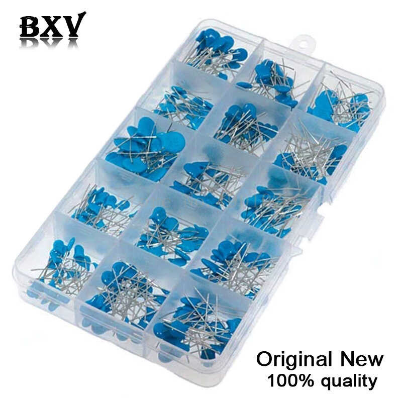 15*20ชิ้นชุดตัวเก็บประจุแรงดันสูงเซรามิคคละแบบกล่อง1nf 2.2Nf 10Nf 22Nf 0.47Nf 0.56Nf-10Nf