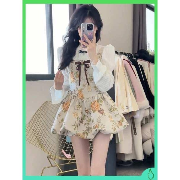 beach outfit for women dress hawaiian outfit for women Floral Dress Women's Spring Dress 2024 New H