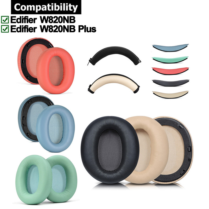 สําหรับ Edifier W820NB / W820NB Plus หูฟัง Headband ฝาครอบ Earpads เบาะฟองน ้ ําชุดหูฟัง Earmuffs เปลี ่ ยนฝาครอบ