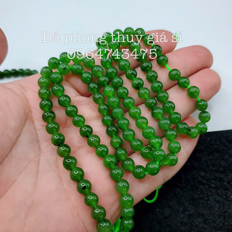 ห ่ อโซ ่ 3 ถุง 108 ลูกปัดสีเขียวสดใสพร ้ อมพื ้ นผิวมันวาวเรียบ svip 5a ตรวจสอบสินค ้ าพร ้ อมกล ่